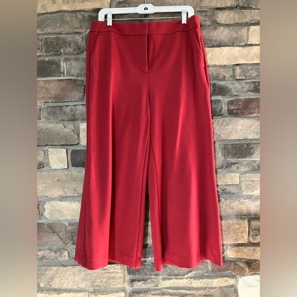 Elegant Boden Cropped Wide-Leg Pants